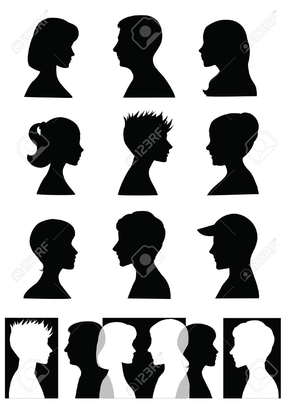 918x1300 African American Photo Clipart Head Sideways