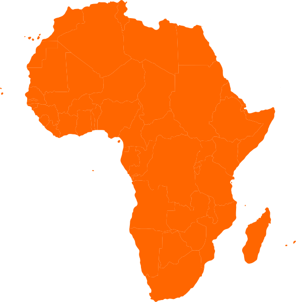 588x600 African Continent Clip Art