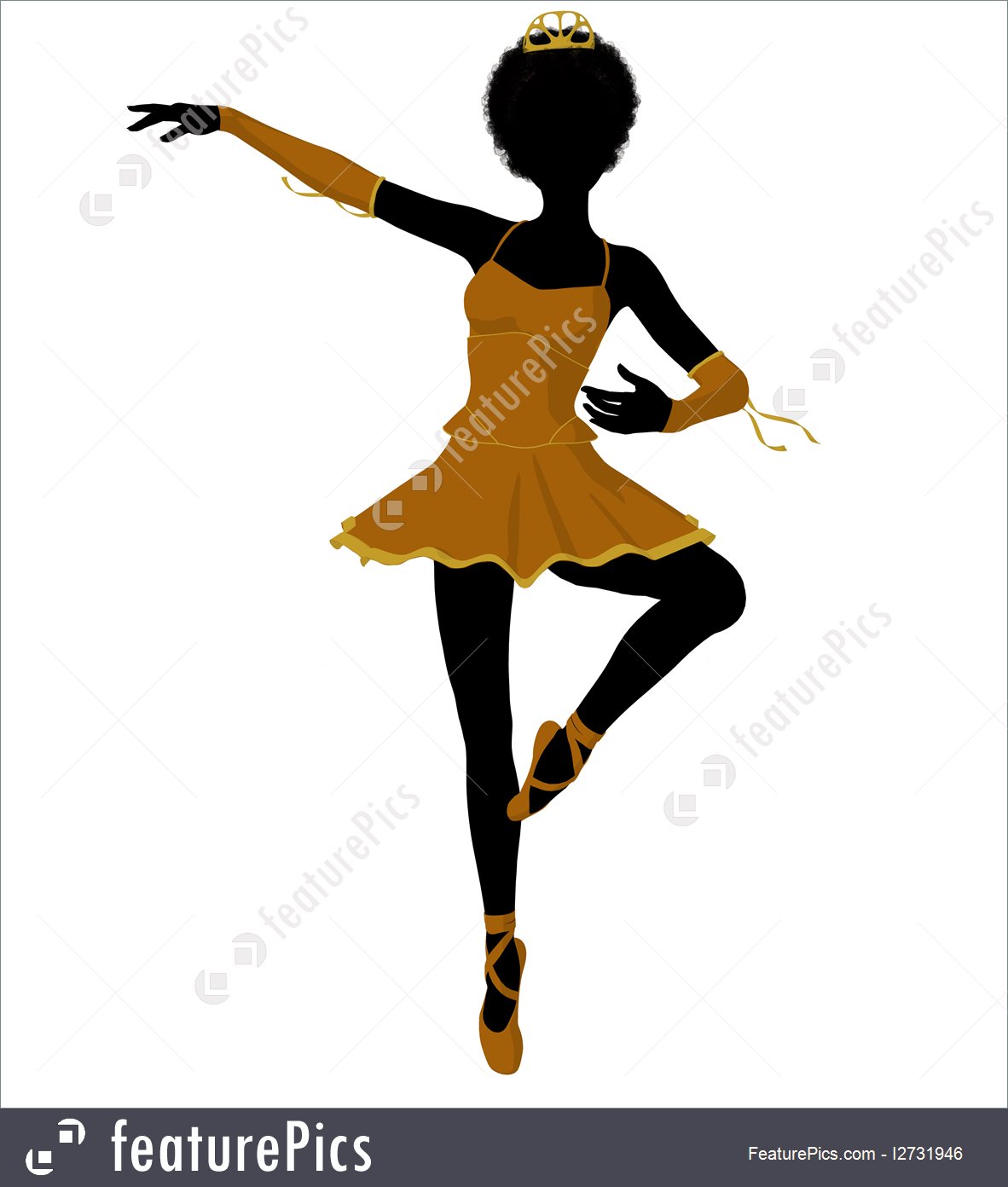 1182x1392 Ballerina Illustration Silhouette I2731946