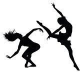 168x144 Black Dancer Silhouettes Of Women 7757970 Silhouettes Of Women