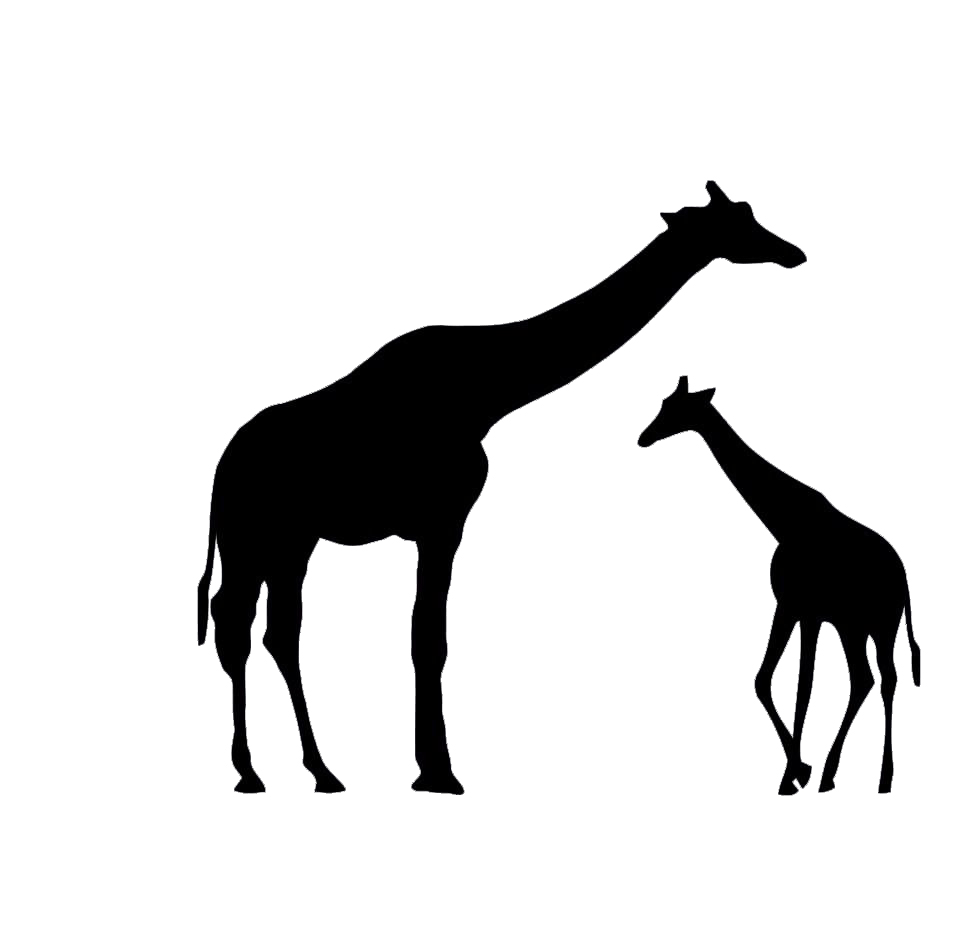 Download African Giraffe Silhouette at GetDrawings.com | Free for ...