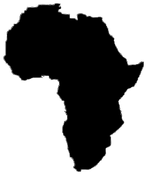 504x600 Africa Silhouette Clip Art