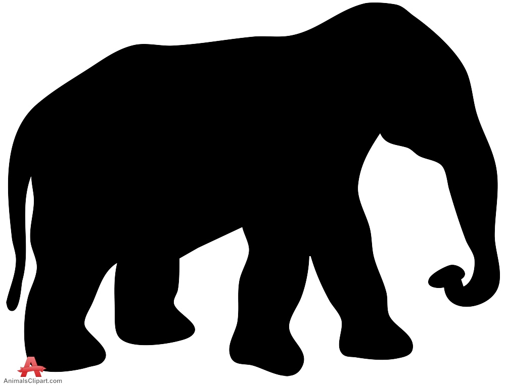 999x764 African Elephant Silhouette Clipart Free Clipart Design Download