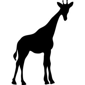 300x300 Free Giraffe Clip Art Image