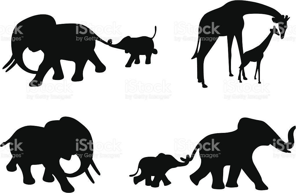 1024x671 African Animal Silhouette Clip Art