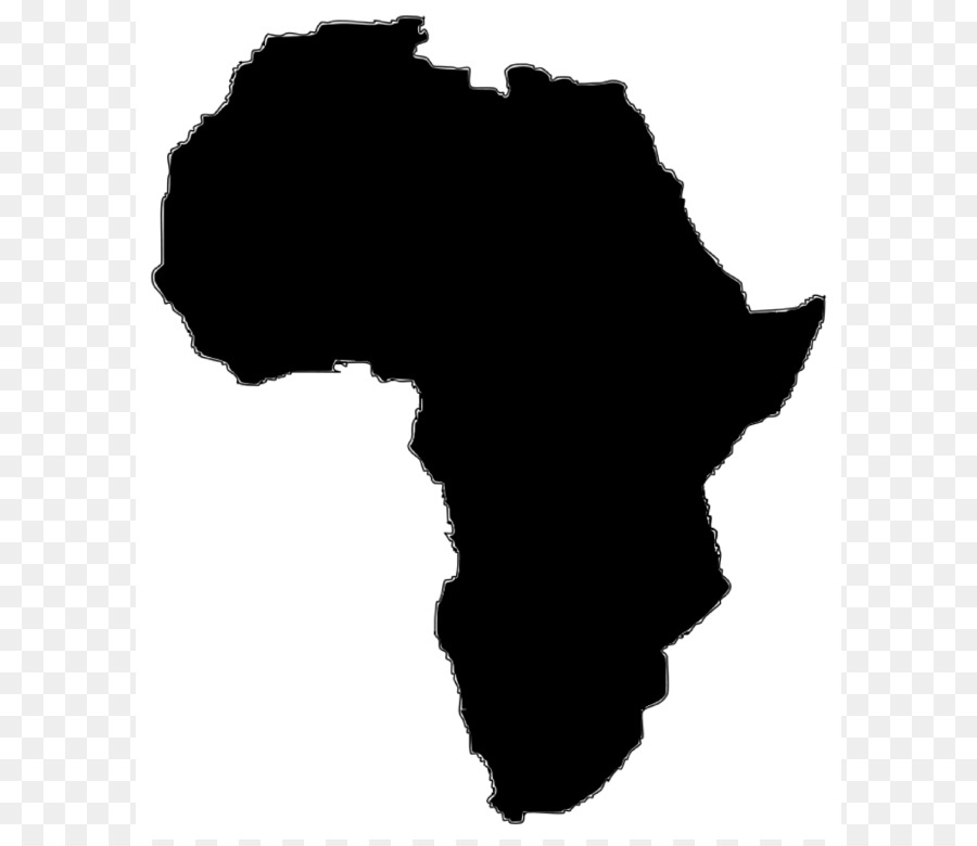 900x780 Africa Vector Map Clip Art