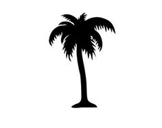 236x187 Palm Tree Silhouette Clipart