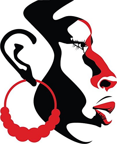 406x500 Chic Walls Beautiful African Woman Face Profile