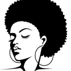 236x236 Silhouette Of African American Woman