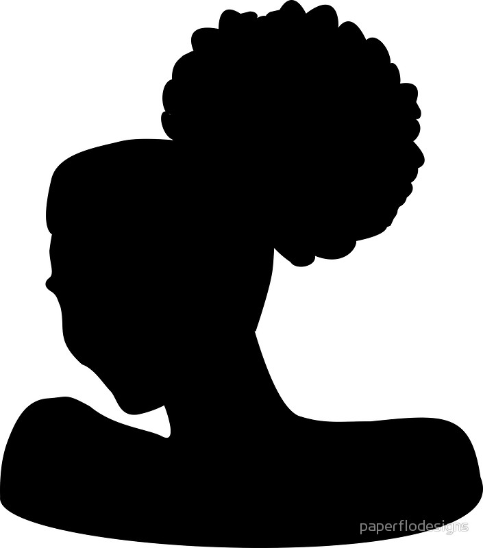 Afro Silhouette at GetDrawings | Free download