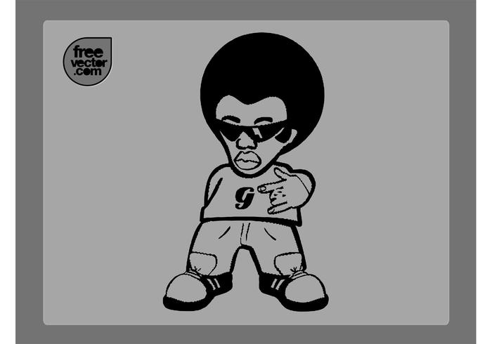 700x490 Afro Man Cartoon