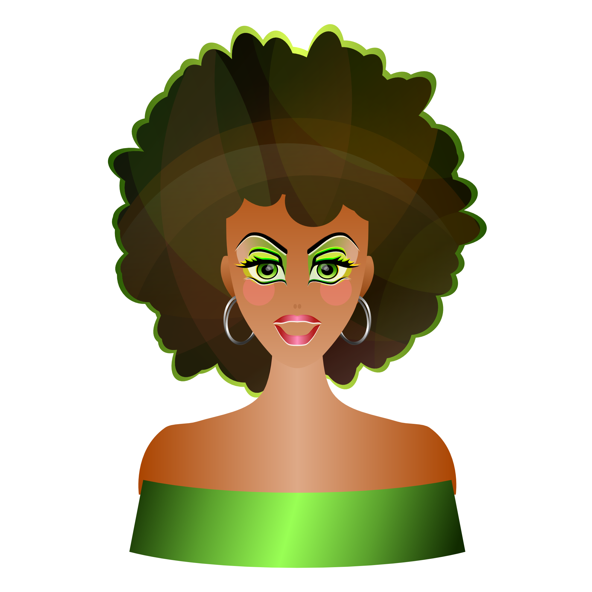 1979x1979 Black Hair Clipart Afro