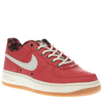 350x350 Nike Red Air Force 1 Lv8 Boys Youth Keep Your Stylish Little One