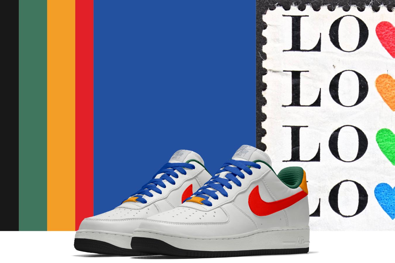 1350x901 Queen Ruba Designs A Colorful Nike Air Force 1 Cnk Dailychicksnkicks