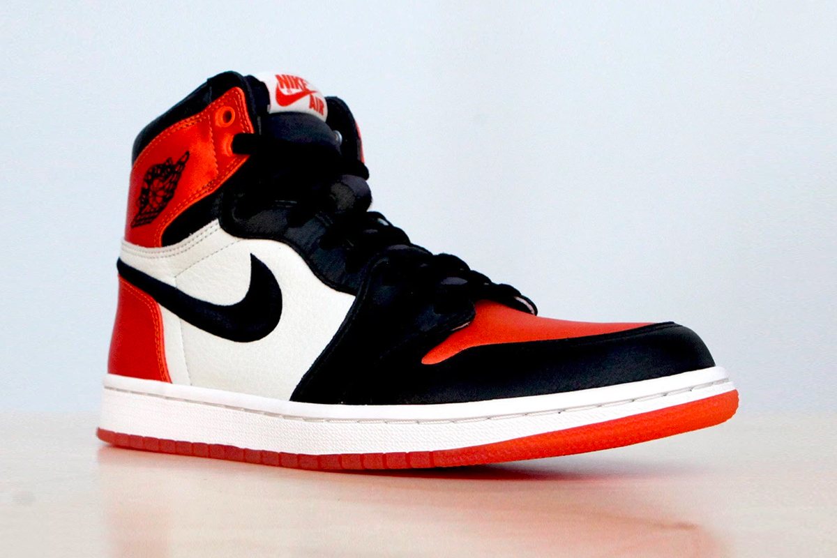 1200x800 Air Jordan 1 Satin Black And Red Hypebeast