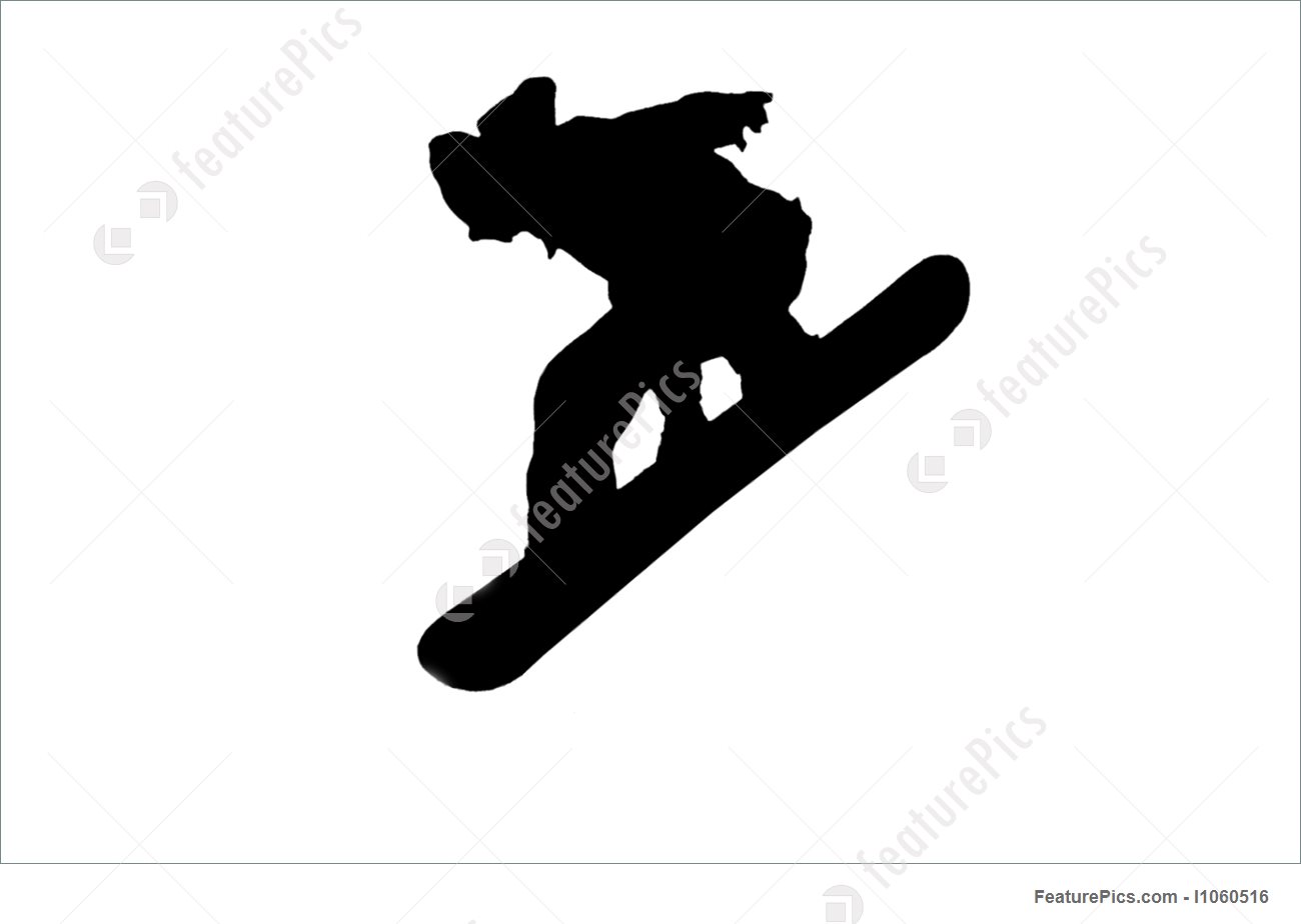 1300x924 Silhouette Of A Snowboarder Jumping High In The Air Photo