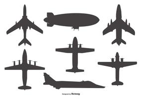 286x200 Airplane Banner Free Vector Art
