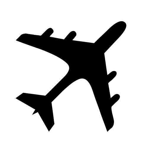 500x500 Fileairplane Silhouette.png
