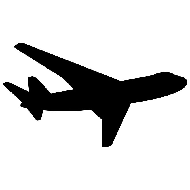 Airplane Silhouette Vector at GetDrawings | Free download