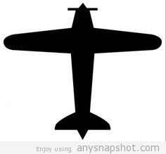 236x219 Silhouette Airplane Clip Art