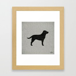 264x264 Dog Silhouette Framed Art Prints Society6
