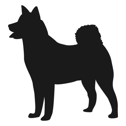 Akita Silhouette at GetDrawings | Free download