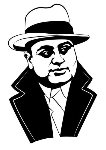 Al Capone Silhouette at GetDrawings | Free download