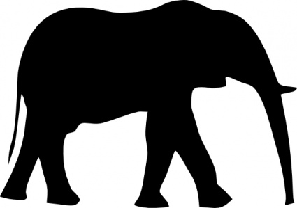 425x299 Alabama Elephant Vector