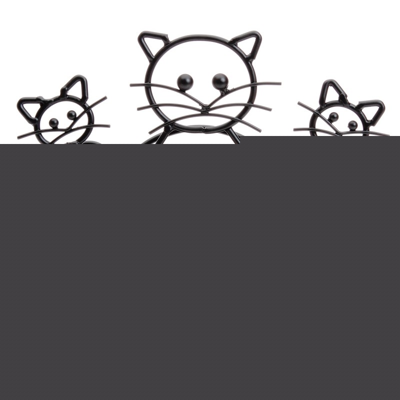 800x800 Cat Silhouette Wall And Table Clock