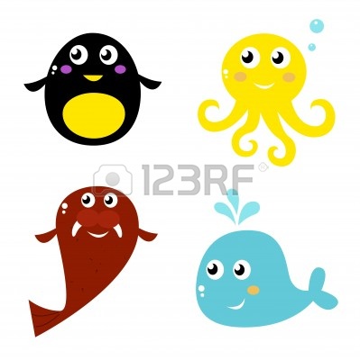399x400 Cute Octopus Silhouette Clipart Panda