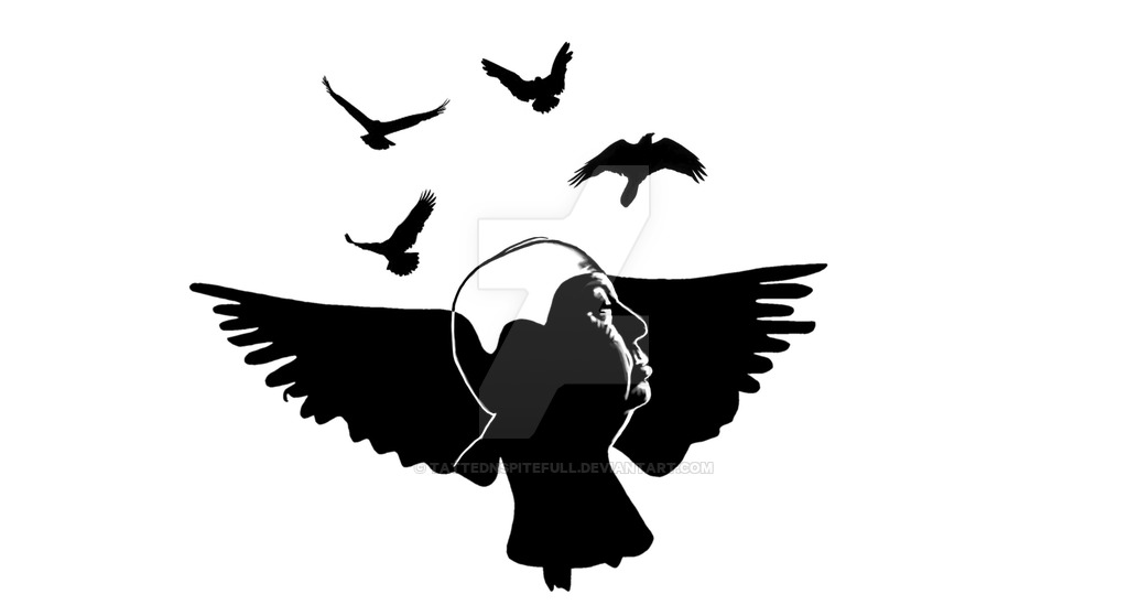 1024x549 Alfred Hitchcock Birds Tattoo By Tattednspitefull