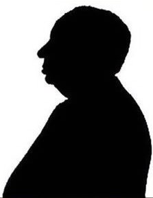 223x289 An Alfred Hitchcock Silhouette. Silhouettes