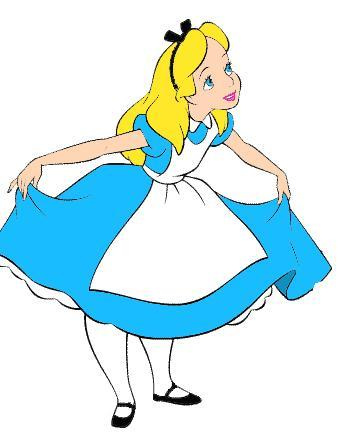 341x433 Classics Clipart Alice In Wonderland