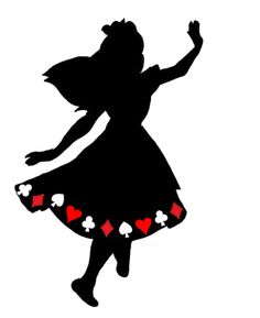 Alice In Wonderland Rabbit Silhouette at GetDrawings | Free download