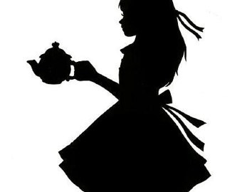 Alice In Wonderland Silhouette at GetDrawings | Free download