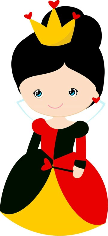 360x788 Rainha Cuentos Alice, Wonderland Party And Silhouette