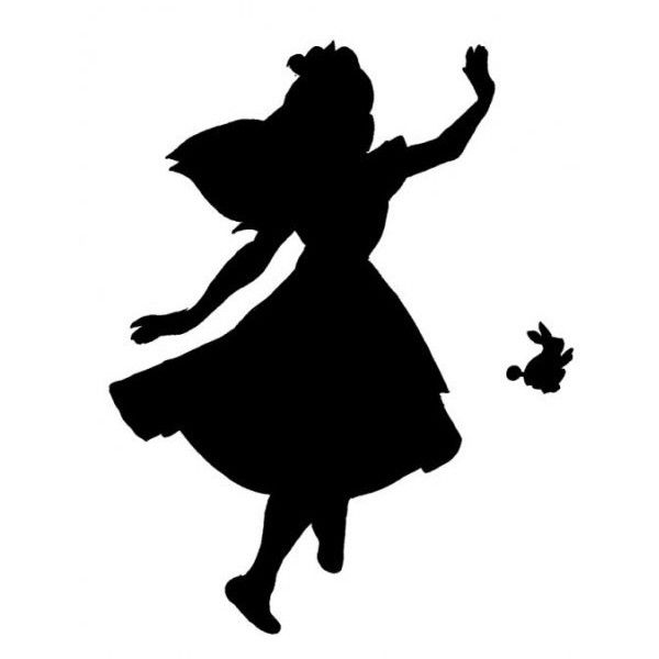 Alice In Wonderland Silhouette at GetDrawings | Free download