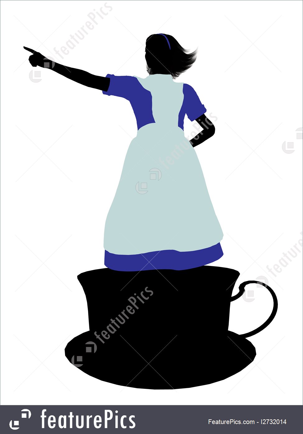 974x1392 Silhouettes And Outlines Alice In Wonderland