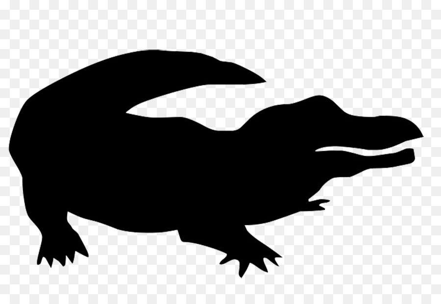 900x620 Crocodile American Alligator Silhouette Clip Art