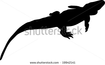 450x277 Crocodile Silhouette Clipart Panda