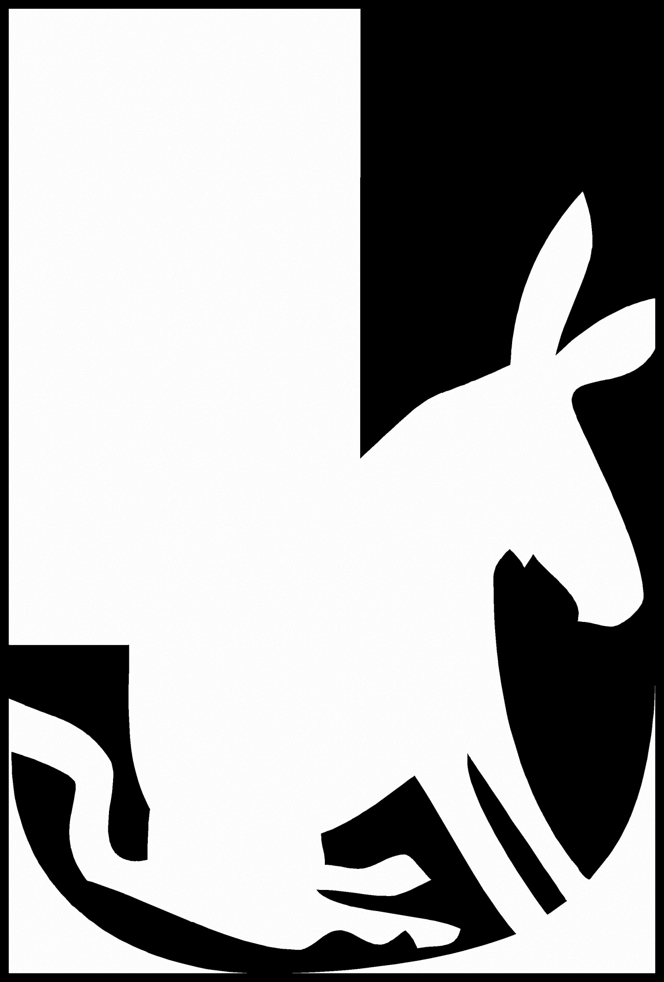 1298x1920 Alphabet Silhouette Letter J Free Stock Photo