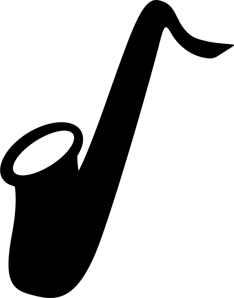 770x980 Alto Saxophone Silhouette Clip Art