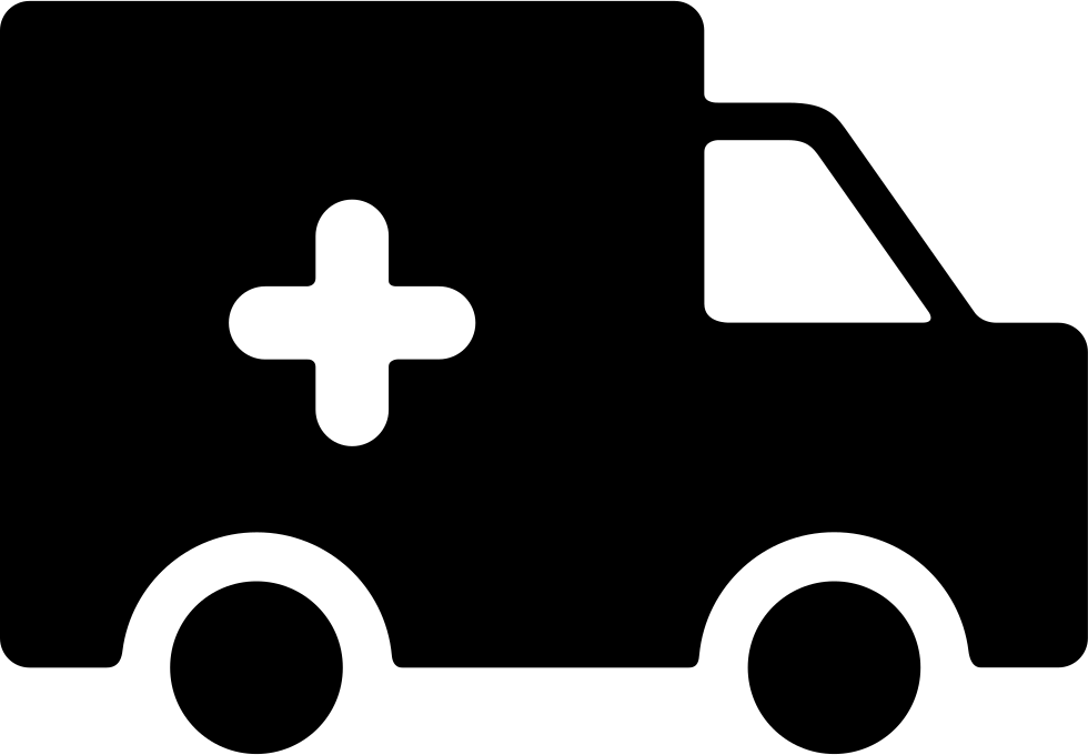 980x680 Ambulance Silhouette Svg Png Icon Free Download ( 43356