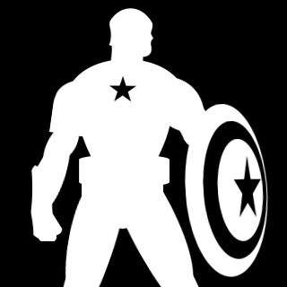 320x320 Marvel Comics Captain America Silhouette Emblems For Battlefield