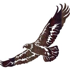236x236 American Bald Eagle Wall Hanging Art Metal Silhouette, Wall Decor