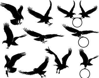 340x270 Eagle Monogram Svg Etsy