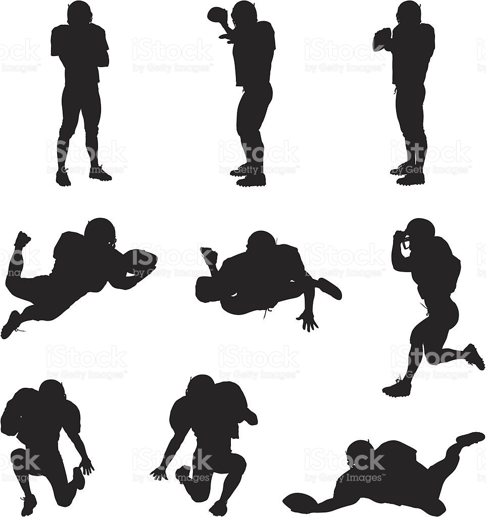 962x1024 American Football Player Silhouette Vector Free Fiscalreform