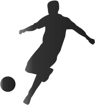 335x368 Football Silhouette Vector Free Vector Download (5,872 Free Vector