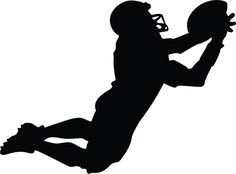 236x174 American Football Player, Silhouette Stock Photo