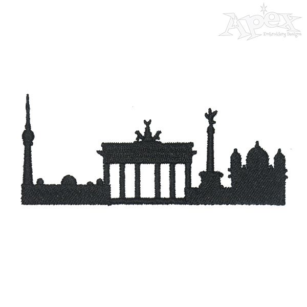 600x600 Berlin Embroidery Design States And Cities Embroidery Designs